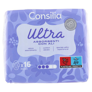 Consilia Saper Scegliere Assorbenti Ultra Giorno Ali 16 Pezzi