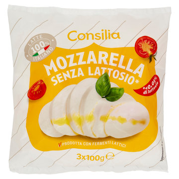 Consilia mozzarella delattosata 3 x 100gr
