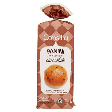 Consilia Panini con Gocce di Cioccolato 6x42 g