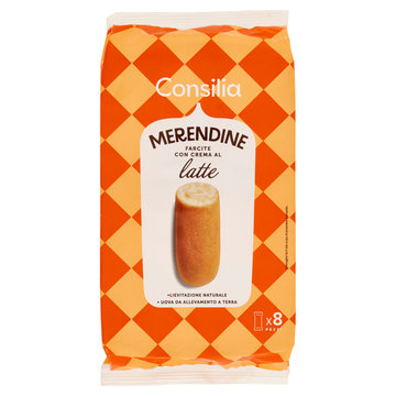 Consilia Merendine Farcite con Crema al Latte 8x35 g