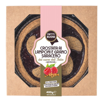 Crostata ai lamponi e grano saraceno Fatti Buoni 400gr