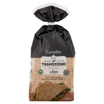 PANE TRAMEZZINO INTEGRALE VERTICALE CONSILIA 400GR