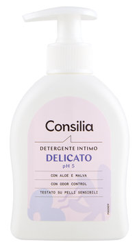Consilia Detergente Intimo Delicato con Estratti di Aloe e Malva pH5 200 ml