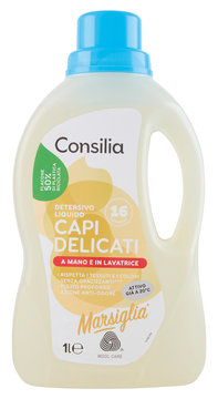 Consilia Detersivo a Mano e in Lavatrice Liquido Marsiglia 1 L