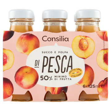 Consilia Succo e Polpa di Pesca 6x125 ml