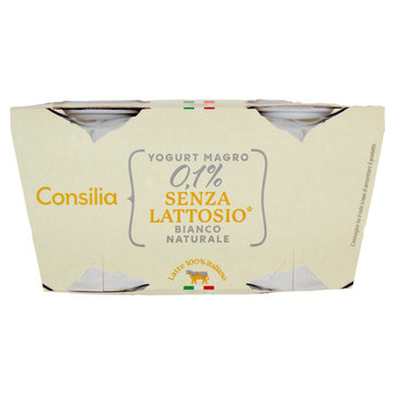 Consilai scelte su misura yogurt bianco senza lattosio 250 gr