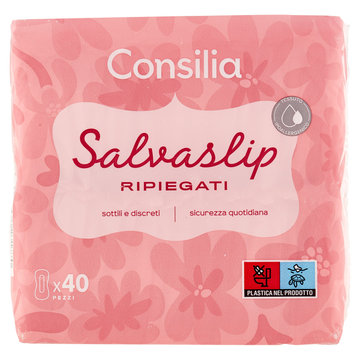 Consilia Saper Scegliere Salvaslip Ripiegato 40 pezzi