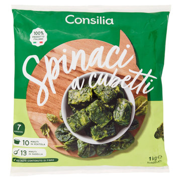 Consilia Spinaci a Cubetti Surgelati 1 kg