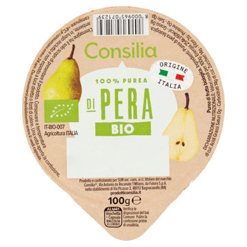 Consilia Polpa di Pera Biologica 100 g