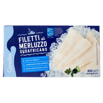 Consilia Filetti di Merluzzo Surgelati 400 g