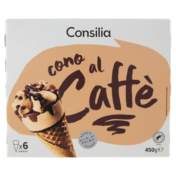 Consilia 6 Coni di Gelato Caffe 450 g