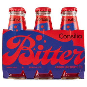 Consilia Aperitivo Analcolico Bitter Rosso 6x100 ml