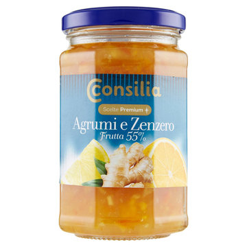 Consilia scelte premium mamrmellata agrumi e zenzero 350 gr