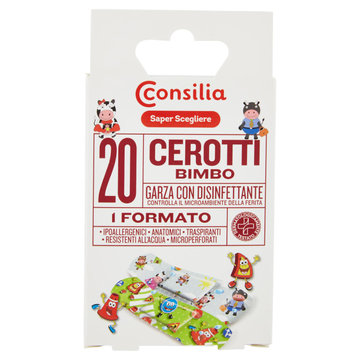 Consilia Saper Scegliere Cerotti Bimbo Tatoo 20 pezzi