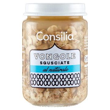 Consilia Vongole Sgusciate al Naturale 130 g