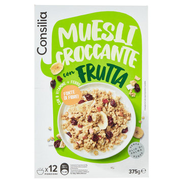 Consilia Muesli Croccante con Frutta 375 g