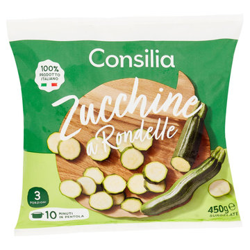 Consilia Zucchine a Rondelle Surgelate 450 g