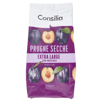 Consilia Prugne Secche Extra Large con Nocciolo 500 g