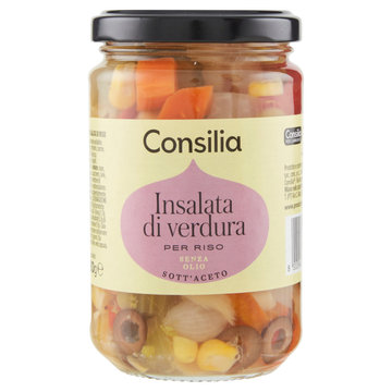 Consilia Insalata di verdura per Riso Senza Olio Sott'Aceto 300 g