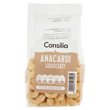 Consilia Frutta Secca Anacardi Naturali Non Salati 150 g