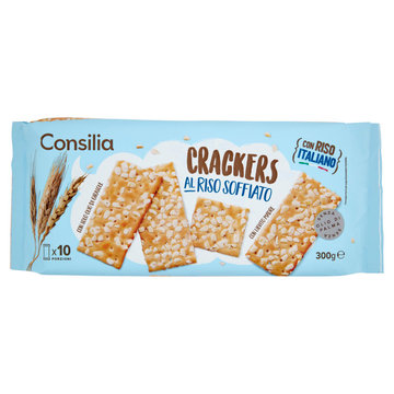 Consilia Crackers con Riso Soffiato 8x37,5 g