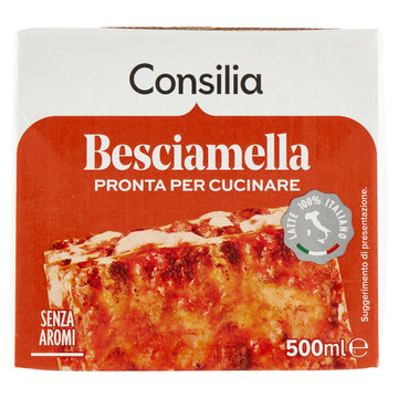 Consilia Besciamella Pronta per Cucinare a Lunga Conservazione 500 ml