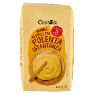 Consilia Farina di Mais per Polenta Istantanea 500 g
