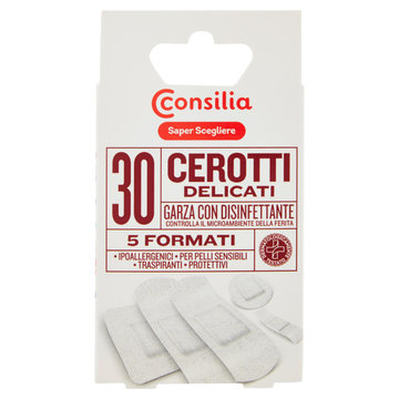 Consilia Saper Scegliere 30 Cerotti Tessuto Non Tessuto Bianchi 5 Formati