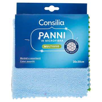 Consilia Panni Multiuso Microfibra Cm 30X30 3 pezzi