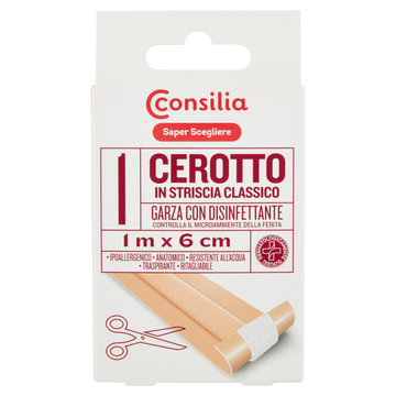 Consilia Saper Scegliere Cerotto Striscia Classica Garza Antisettica