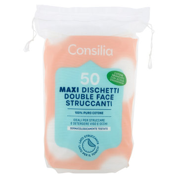 Consilia Dischetti Maxi Double Face Struccanti 50 pezzi