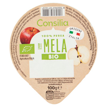 Consilia Polpa di Mela Biologica 100 g