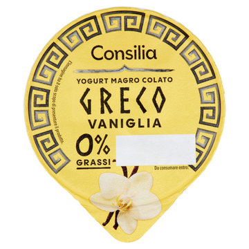 Consilia yogurt greco vaniglia 0% 150 gr