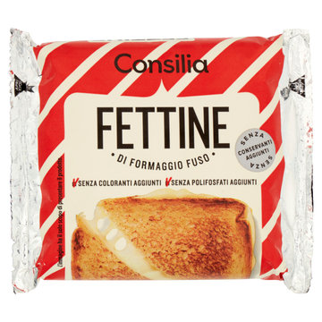 Consilia Fettine di Formaggio Fuso 8 Fette 200 g