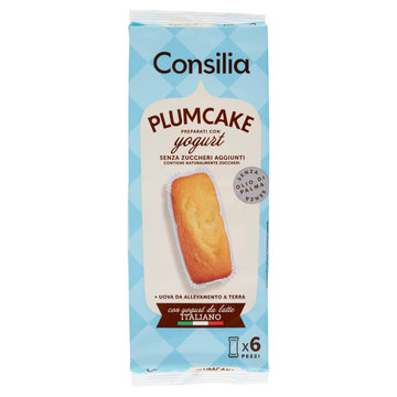 Consilia Plum Cake Preparati con Yogurt Senza Zuccheri Aggiunti 6x33 g