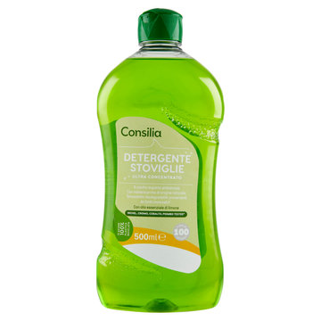 Consilia Detergente per Stoviglie Concentrato Limone Biologico 500 ml